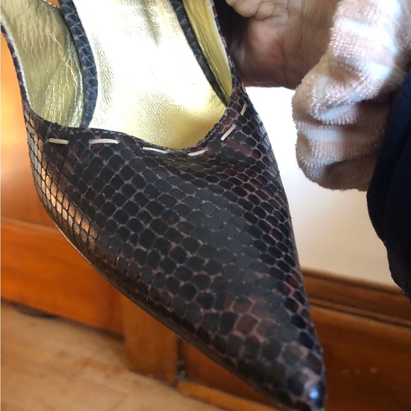 D&G Dolce & Gabbana Brown Heels Size: 39 US: 9 - Picture 15 of 16